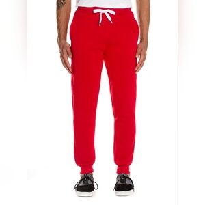 NWT Southpole Red Jogger Sweatpants with Drawstring. Activewear Athleisure. S